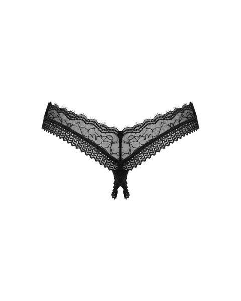 Трусики с доступом Obsessive Medilla crotchless thong XS/S SO9061