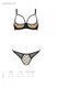 Еротичний комплект Passion MARINA SET WITH OPEN BRA, S/M, beige, відкриті чашки SO9733 фото 5