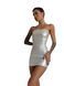 Мини-платье D&A, XS-S, white, nylon-lycra открытые плечи с молнией на всю длину SX1240 фото 2
