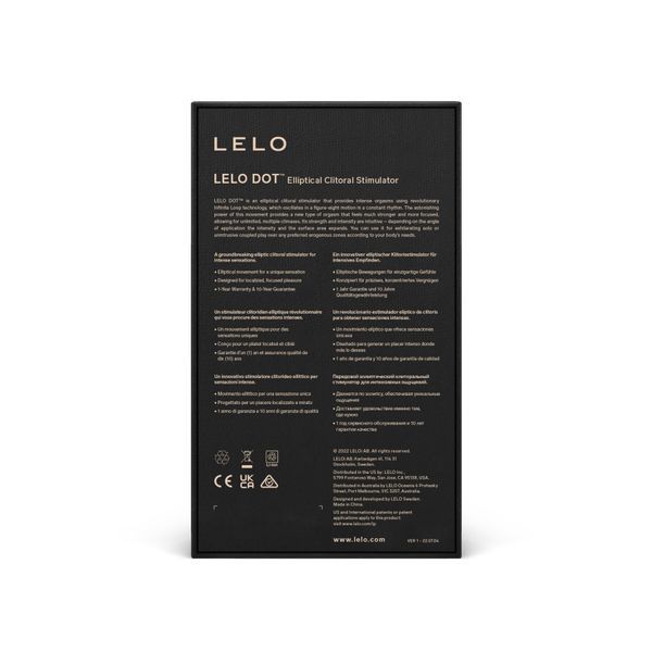 Клиторальный вибратор LELO DOT Aqua, точечная стимуляция, технология Infinite Loop SO8085