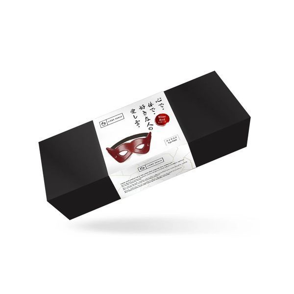 Шкіряна маска на очі Liebe Seele Wine Red Eye Mask SX2811