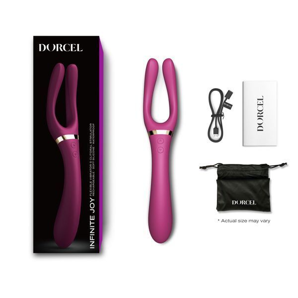 Вібратор-стимулятор Dorcel INFINITE JOY PLUM, багатофункціональний, унісекс SO7380