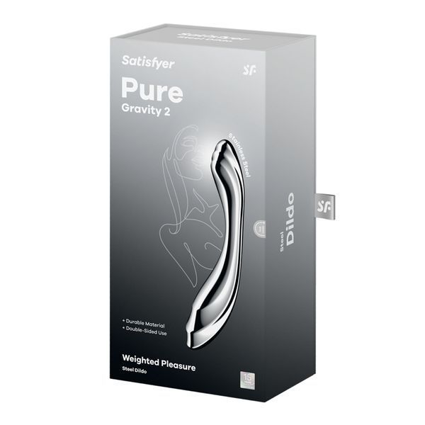 Металлический дилдо Satisfyer Pure Gravity 2 SX3254