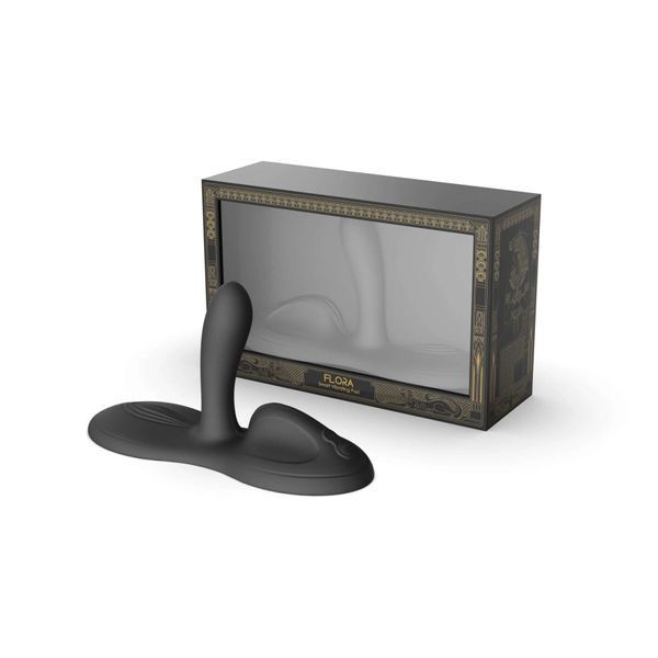 Sit-on-top смарт-вибратор Zalo &ndash; Flora Smart Vibrating Pad Obsidian Black, 9 моторов SX0717