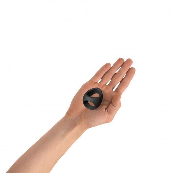 Эрекционное кольцо двойное Love To Love FLUX RING - BLACK ONYX SO5087