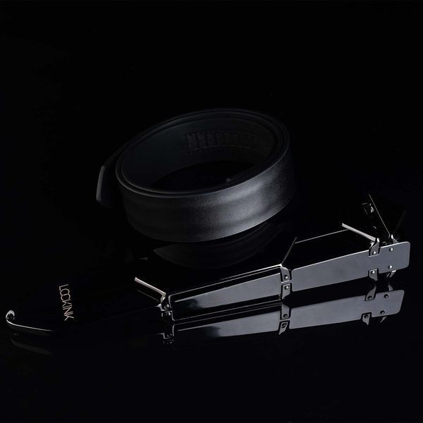 Регулируемая шлепалка LOCKINK Adjustable Slapper for Impact Play - Black SX0831