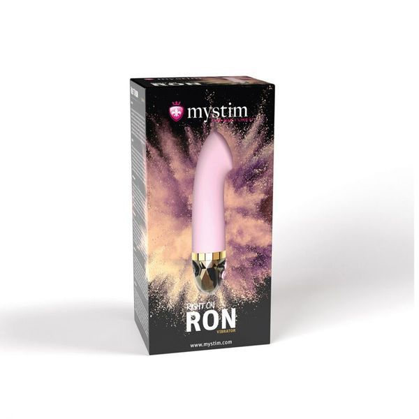 Вибратор для точки G Mystim Right on Ron Rose, 8 режимов, очень мощный SO8138