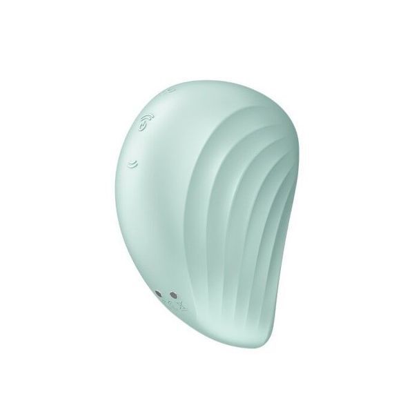 Вакуумний кліторальний стимулятор із вібрацією Satisfyer Pearl Diver Mint SO6077