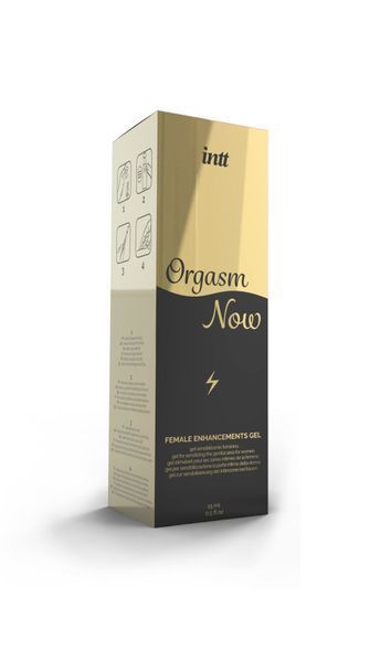 Распродажа!!! Возбуждающий гель-вибратор Intt Orgasm Now 15мл (срок 01.2026) SO2924-R