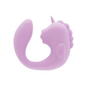 Вібратор-єдиноріжка Unihorn &ndash; C Horse &ndash; Marina Lilac, вагінально-кліторальна стимуляція, 2 мотори по 10 режимів SX2863