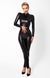 Комбінезон Noir Handmade F319 Caged, XXL, під латекс, довгий рукав, з доступом, кільце на поясі SX0349 фото 2