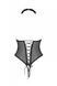Еротичне боді Passion TRISHA BODY, S/M, black, з відкритими чашками SO9742 фото 4