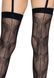 Чулки-сетка со швом сзади Leg Avenue Butterfly back seam thigh highs One size Black SO8579 фото 4