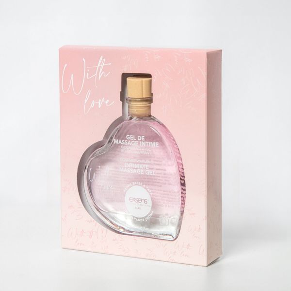 Масажний гель EXSENS With Love Cotton Candy 50 мл, розігрівальний, без цукру, їстівний SX2190