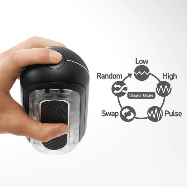 Мастурбатор Tenga Flip Zero Gravity Electronic Vibration Black SX3179