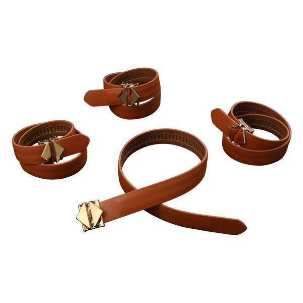 Набор для связывания LOCKINK Hogtie Set - Brown SX0840