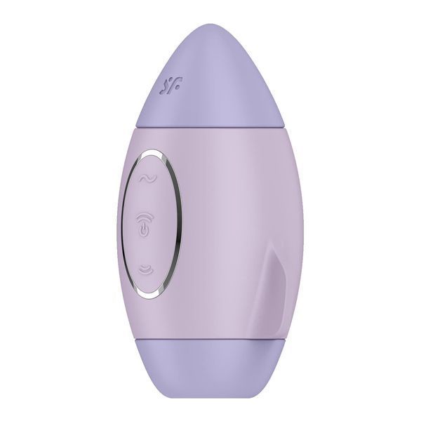 Вакуумний стимулятор з вібрацією Satisfyer Mission Control Violet, 2 незалежні мотори SO8970