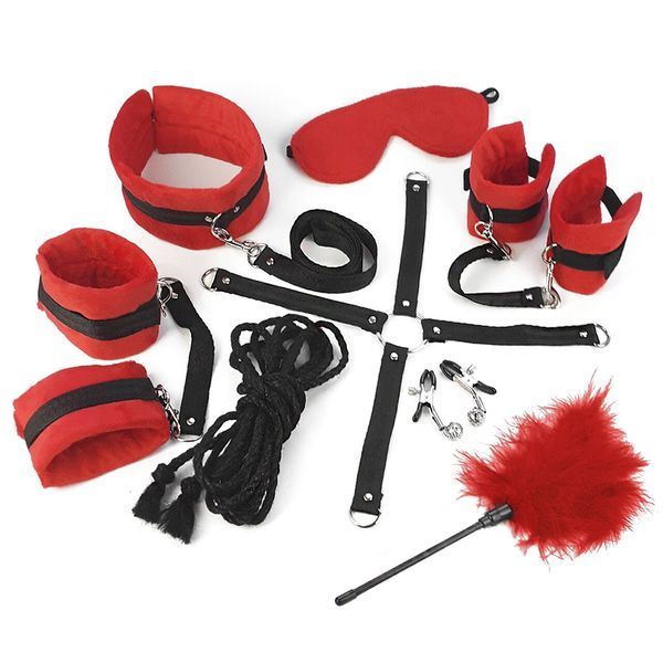 BDSM-набор Art of Sex &ndash; Soft Touch BDSM Set, красный, 9 предметов SO6599