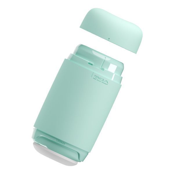 Мастурбатор TENGA PUFFY MINT GREEN, ультрамягкий материал, многоразовый, сквозной SO8068