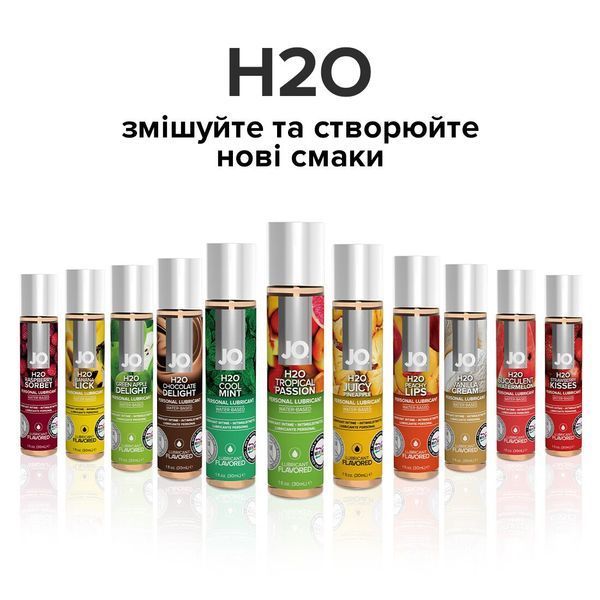Смазка на водной основе JO H2O &mdash; Tropical Passion (30 мл) без сахара, растительный глицерин SO1472