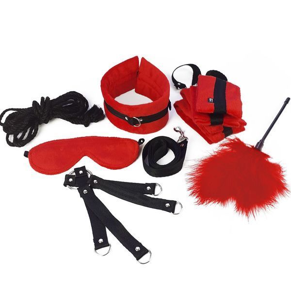 BDSM-набор Art of Sex &ndash; Soft Touch BDSM Set, красный, 9 предметов SO6599