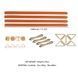 Набор для связывания LOCKINK Hogtie Set - Brown SX0840 фото 8