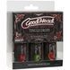 Набор оральных капель Doc Johnson GoodHead Tingle Drops, 3х29,5 мл, арбуз, зеленое яблоко, клубника SO9853 фото 2