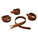 Набор для связывания LOCKINK Hogtie Set - Brown SX0840 фото 4