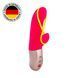 Мини вибратор-кролик со стимулирующей лентой Fun Factory AMORINO pink/neon yellow, лента съемная SX0946 фото 5