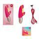Мини вибратор-кролик со стимулирующей лентой Fun Factory AMORINO pink/neon yellow, лента съемная SX0946 фото 3