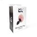 Силиконовая анальная пробка М Art of Sex - Silicone Butt plug Rabbit Tail Red, диаметр 3,5 см SO6964 фото 4