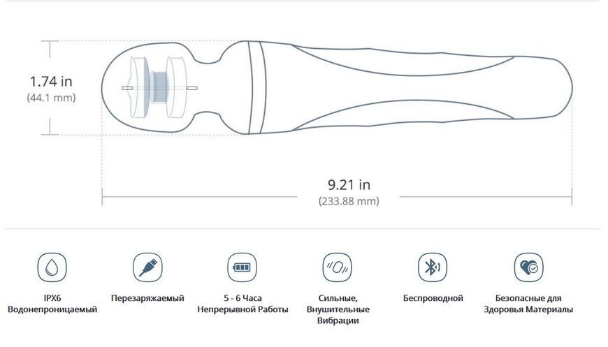 Смарт-вібромасажер Lovense Domi 2 SO4089