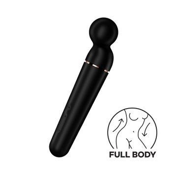 Вібромасажер Satisfyer Planet Wand-er Black/Rosegold, дуже потужний, бездротовий SO8782
