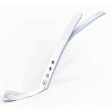 Падл двошаровий Feral Feelings Leather Mini Paddle White, натуральна шкіра SX3974