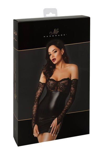 Мини-платье с перчатками Noir Handmade F340 Dress with gloves - 3XL SX2070