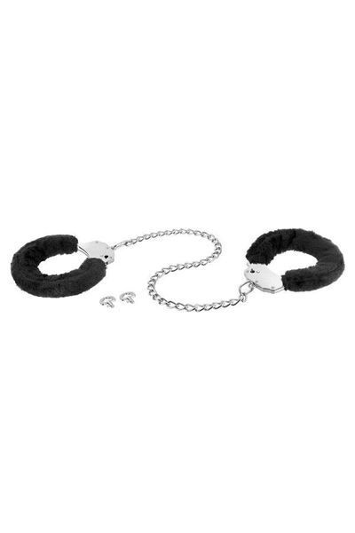 Поножі Fetish Tentation Adjustable metal and fur ankle cuffs SX1088