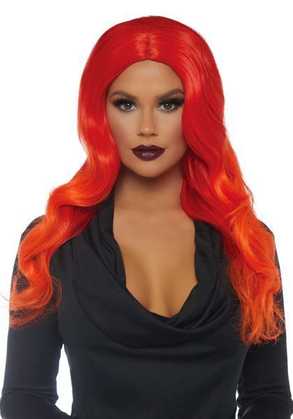 Рыжий парик омбре Leg Avenue Ombre long wavy wig, длинный, локоны, 61 см SO7938