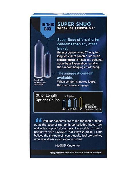 Презервативы MyONE Super Snug 10 шт, картонная коробка SX1250