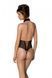 Еротичне боді Passion TRISHA BODY, XXL/XXXL, black, з відкритими чашками SO9743 фото 2