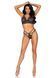 Эротический комплект со стрепами и стразами Leg Avenue Ready Or Not M Black, бра + стринги SO8006 фото 3