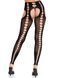 Колготки Leg Avenue Seamless Opaque Footless Suspender Hose One Size Black SX2765 фото 2