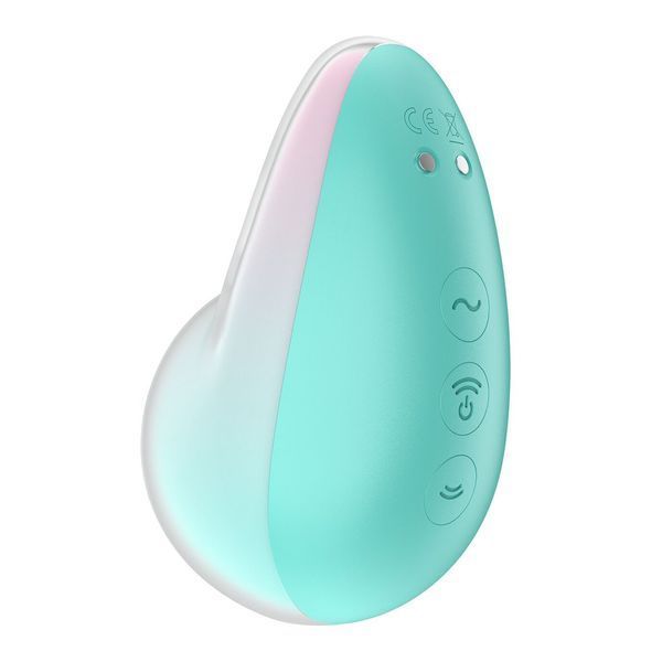 Вакуумний стимулятор з вібрацією Satisfyer Pixie Dust Mint/Pink SO8971