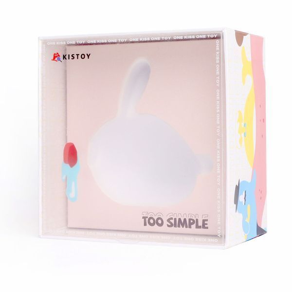 Вакуумный клиторальный стимулятор с вибрацией KISTOY Too Simple White SO8716