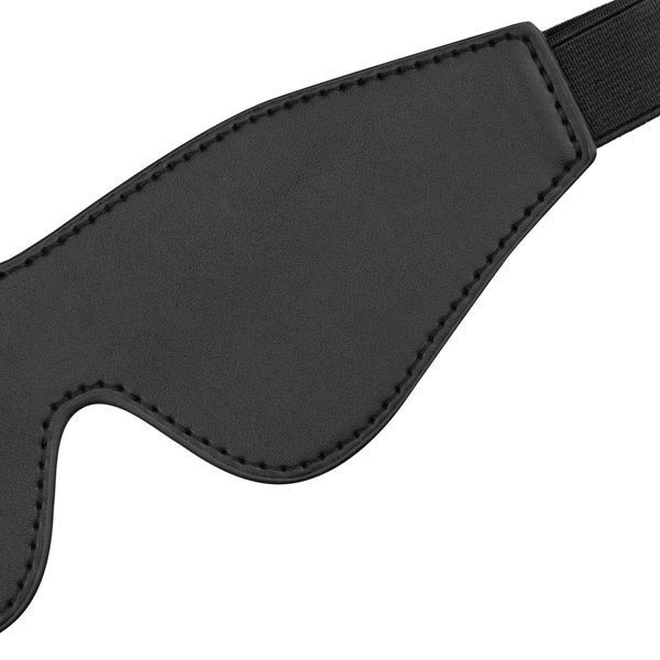 Маска Bedroom Fantasies: Faux Leather Blindfold, черная SO8824