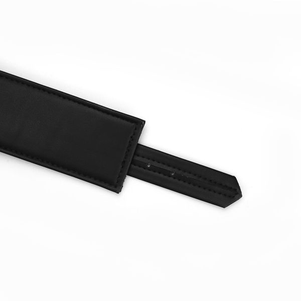 Наручники з ланцюжком Liebe Seele Black Organosilicon Wrist Cuff, екошкіра SO9485