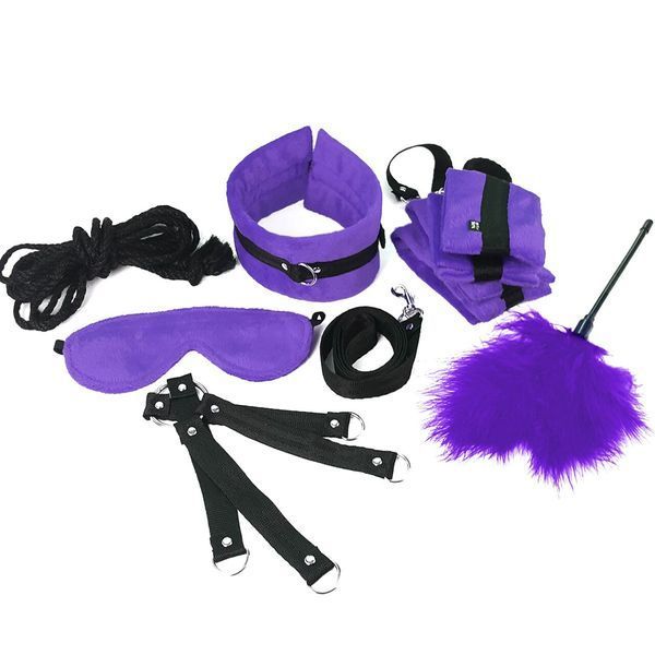 BDSM-набор Art of Sex &ndash; Soft Touch BDSM Set, фиолетовый, 9 предметов SO6600