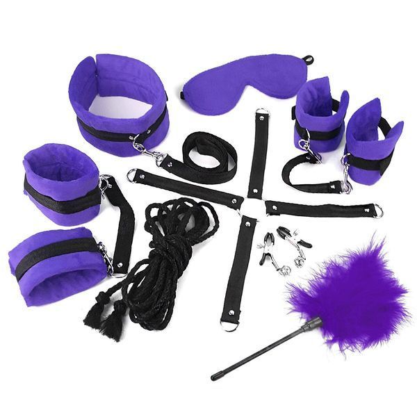 BDSM-набор Art of Sex &ndash; Soft Touch BDSM Set, фиолетовый, 9 предметов SO6600