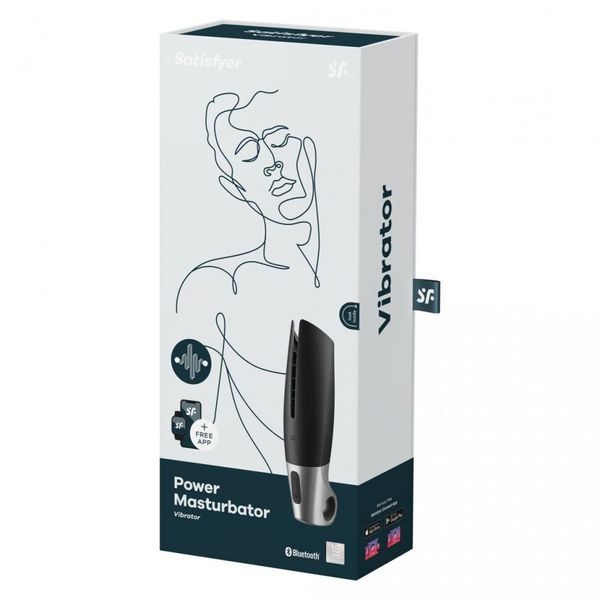 Смарт-мастурбатор Satisfyer Power Masturbator с вибрацией SO7775