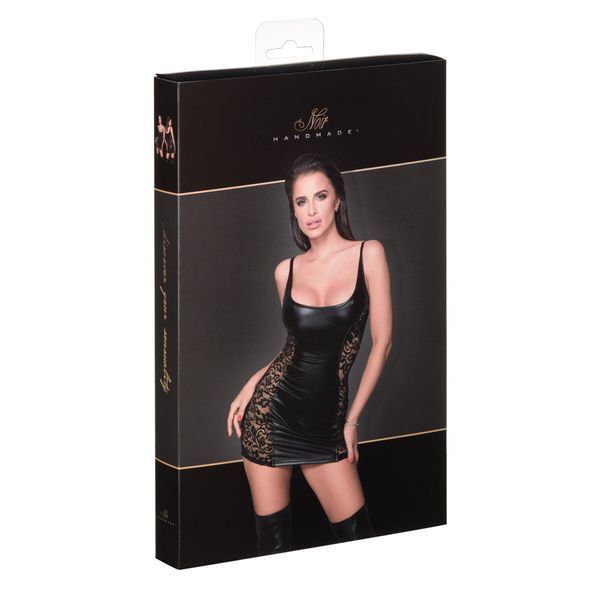 Платье с кружевными вставками Noir Handmade F229 Powerwetlook dress with lace inserts, 3XL SX0102