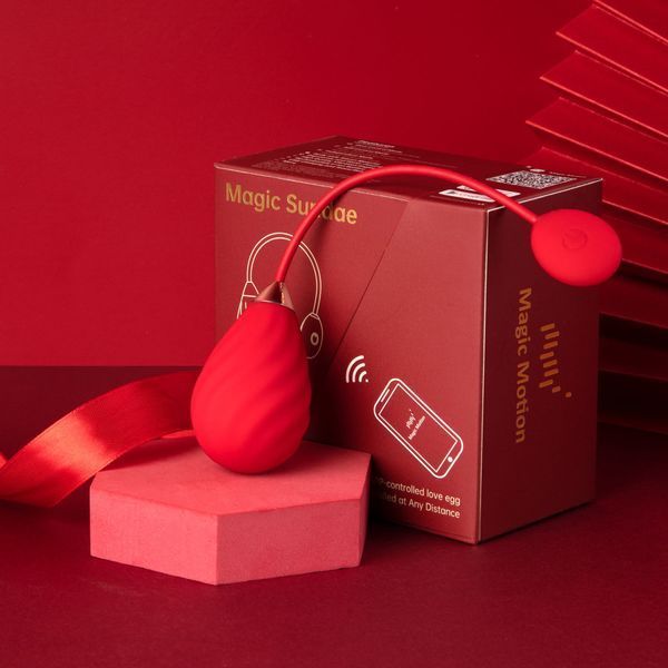 Смарт-віброяйце Magic Motion Sundae Red SO4469